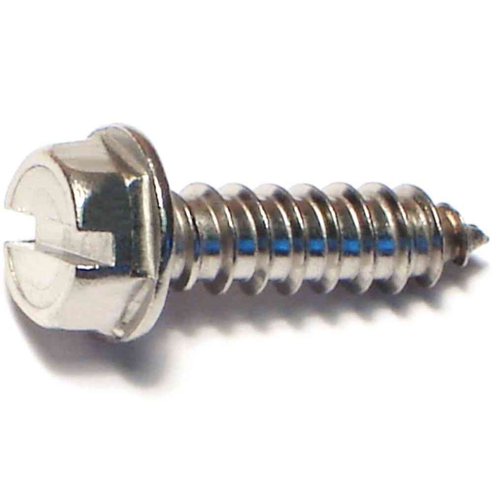 Main 1 - Slotted Hex Washer Sheet Metal Screw #12X3/4" Stainless Steel - San Antonio Retail