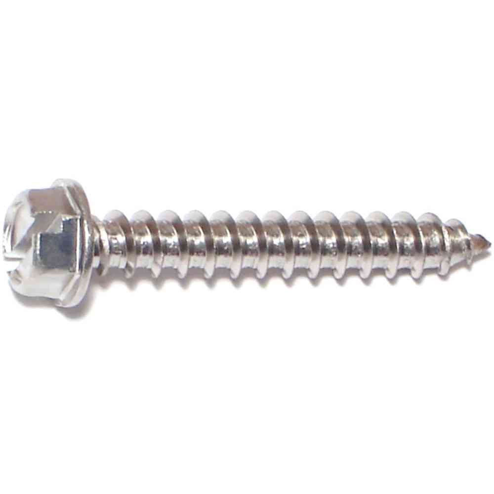 Main 1 - Slotted Hex Washer Sheet Metal Screw #12X1-1/2" Stainless Steel - San Antonio Retail