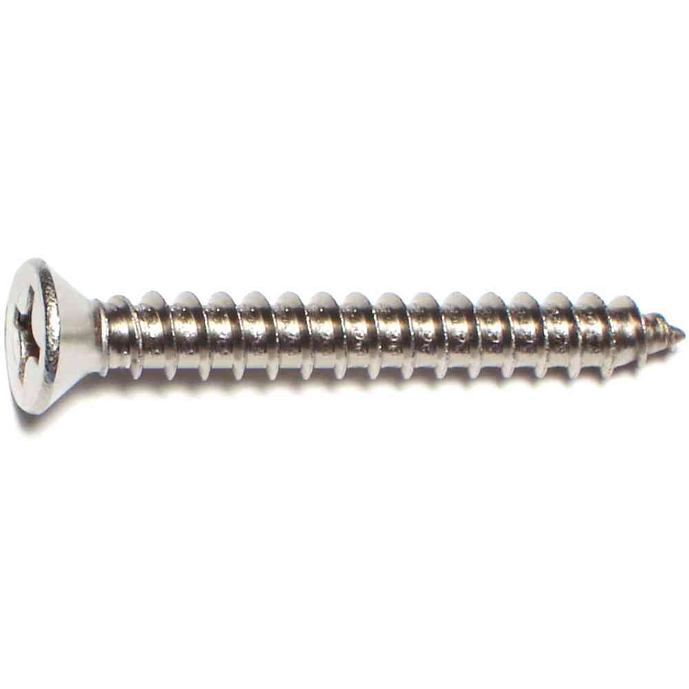 Main 1 - Phillips Flat Sheet Metal Screw #14X2" Stainless Steel - San Antonio Retail