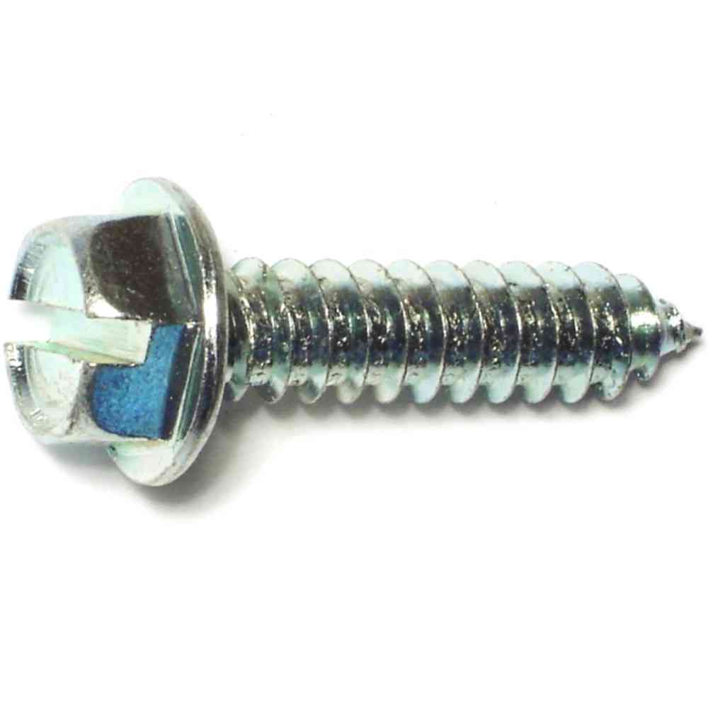 Main 1 - Slotted Hex Washer Sheet Metal Screw #14X1" Zinc 30/pk - San Antonio Retail