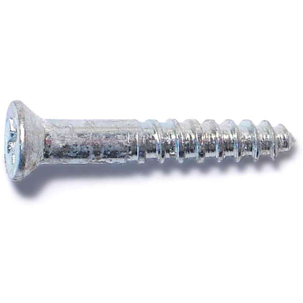 Main 1 - Phillips Flat Wood Screws #4X3/4" Zinc 22/pk - San Antonio Retail
