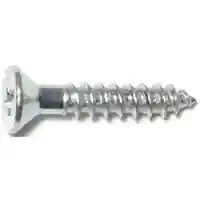 Main 1 - Phillips Flat Wood Screws #6X3/4" Zinc 22/pk - San Antonio Retail
