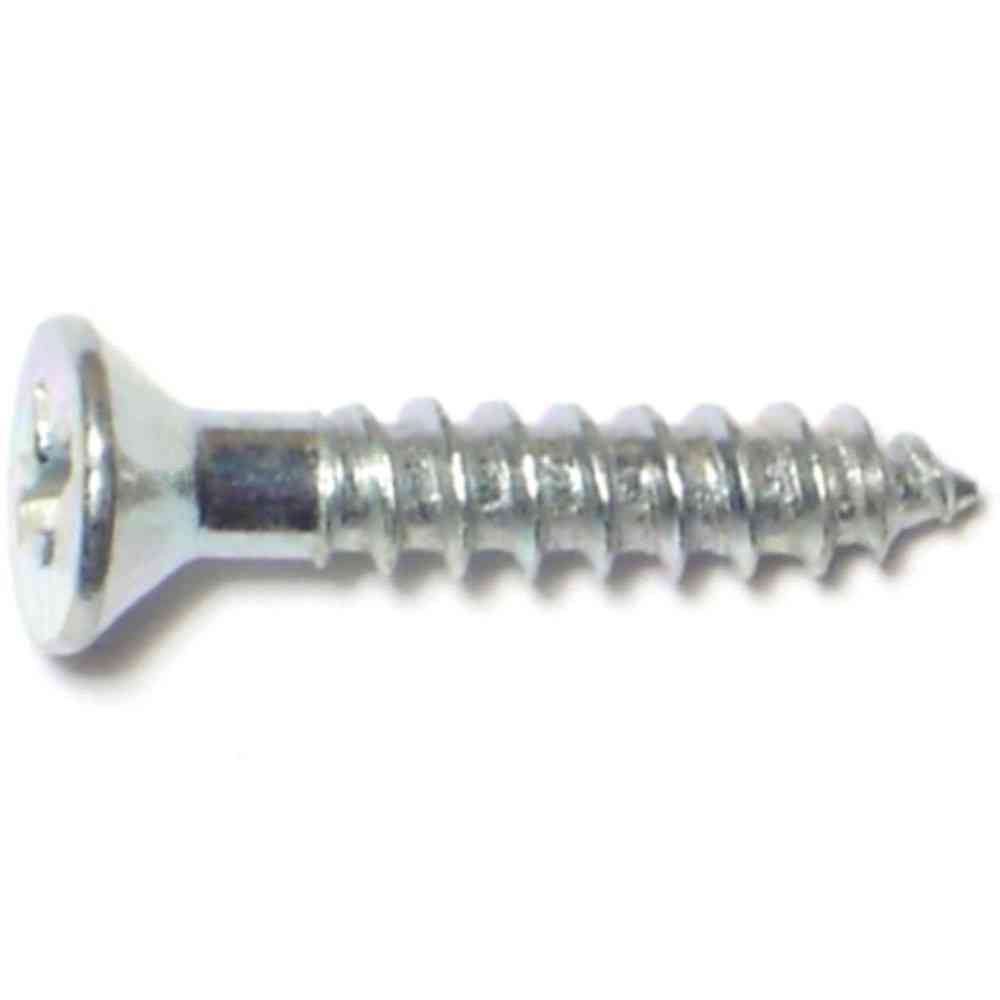 Main 2 - Phillips Flat Wood Screws #6X3/4" Zinc 22/pk - San Antonio Retail