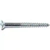 Main 1 - Phillips Flat Wood Screws #10X2" Zinc 6/pk - San Antonio Retail