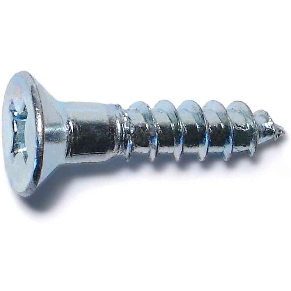 Main 1 - Phillips Flat Wood Screws #12X1" Zinc 8/pk - San Antonio Retail