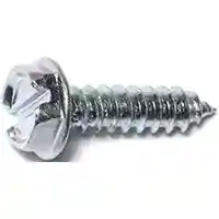 Main 1 - Slotted Hex Washer Sheet Metal Screws #10X3/4" Zinc 8/pk - San Antonio Retail