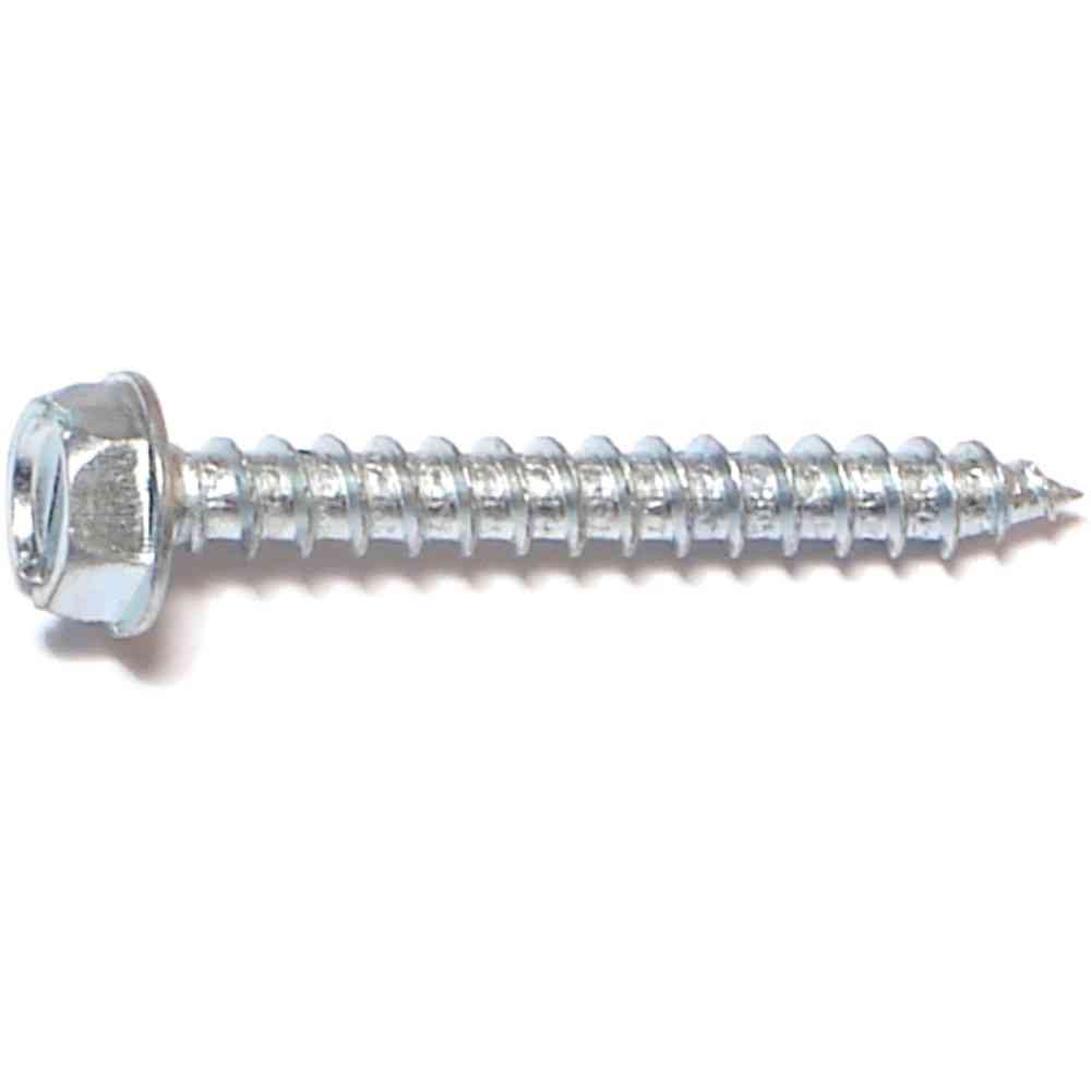 Main 1 - Slotted Hex Washer Sheet Metal Screws #10X1-1/2" Zinc 5/pk - San Antonio Retail