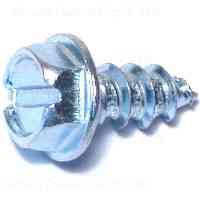 Main 1 - Slotted Hex Washer Sheet Metal Screws #12X1/2" Zinc 7/pk - San Antonio Retail