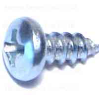 Main 1 - Phillips Pan Sheet Metal Screws #6X3/8" Zinc 24/pk - San Antonio Retail