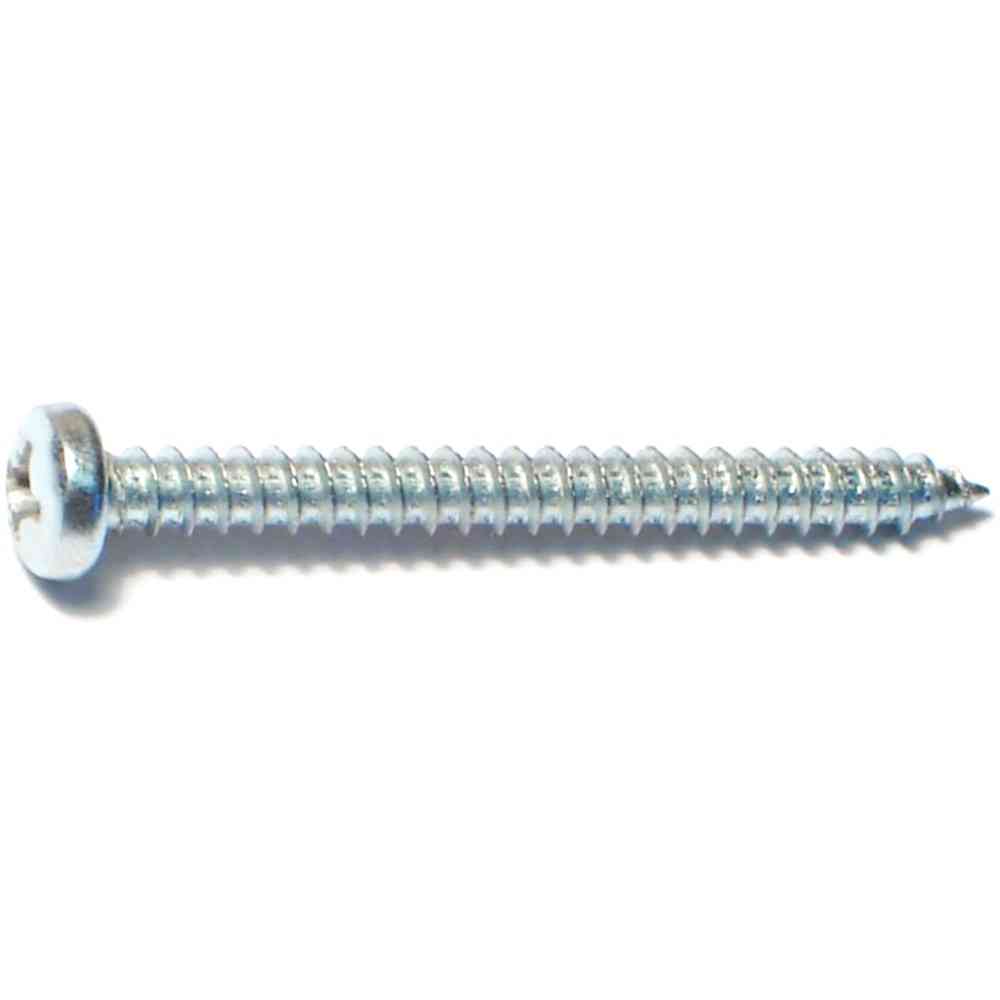 Main 2 - Phillips Pan Sheet Metal Screws #6X1-1/2" Zinc 10/pk - San Antonio Retail