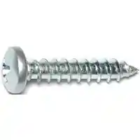 Main 1 - Phillips Pan Sheet Metal Screws #10X1" Zinc 9/pk - San Antonio Retail