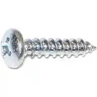 Main 1 - Phillips Pan Sheet Metal Screws #12X1" Zinc 6/pk - San Antonio Retail
