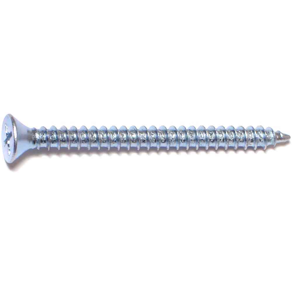 Main 1 - Phillips Flat Sheet Metal Screw #8X2" Zinc - San Antonio Retail