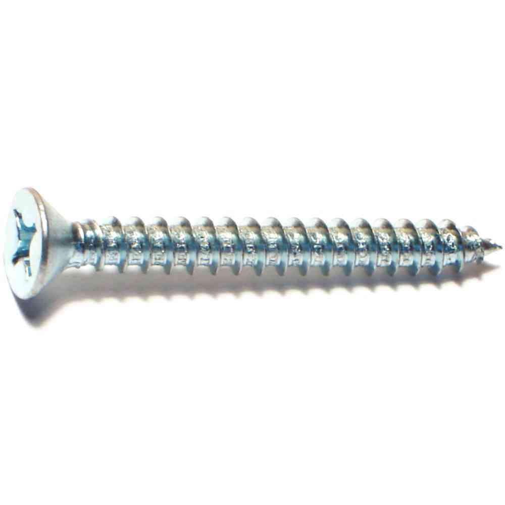 Main 1 - Phillips Flat Sheet Metal Screw #12X2" Zinc - San Antonio Retail