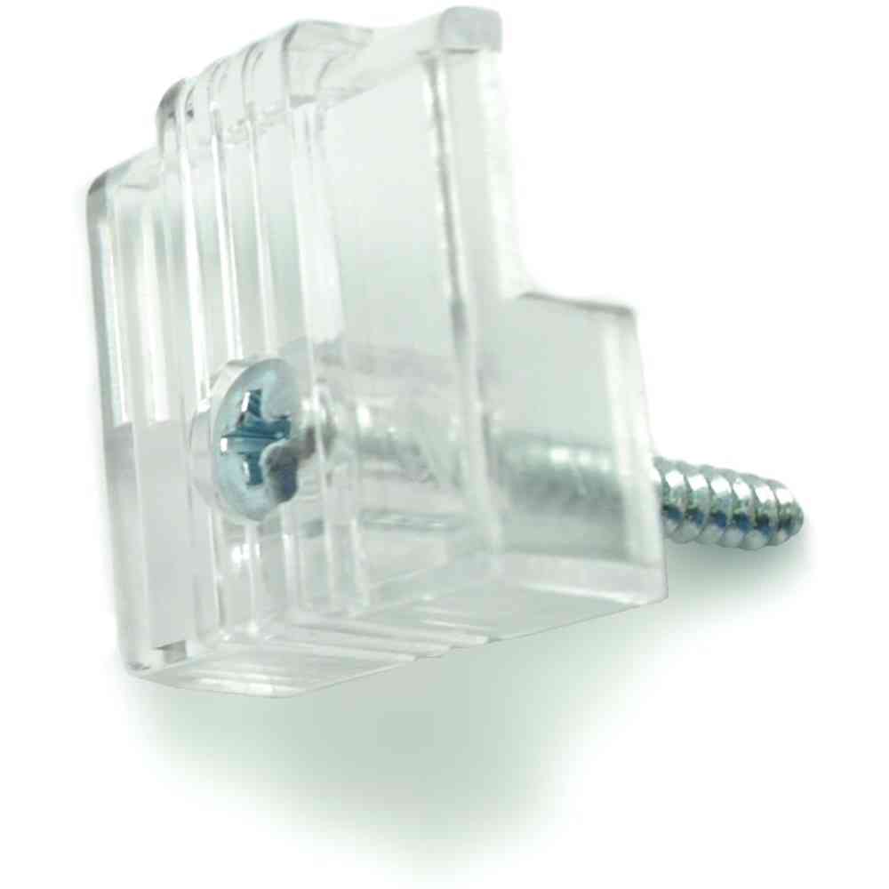 Main 1 - Mirror Clips w/ Screws Heavy Duty 2/pk - San Antonio Retail