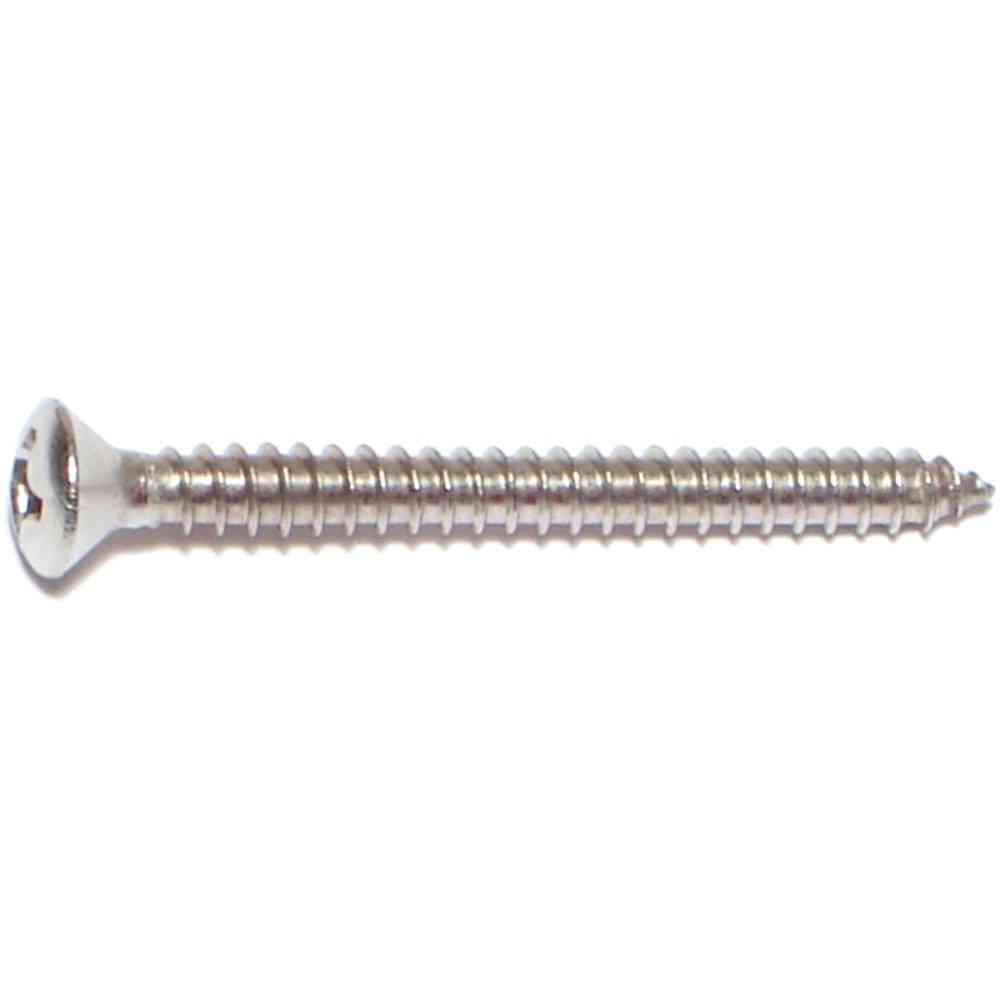 Main 2 - Phillips Oval Sheet Metal Screws #6X1-1/2" Stainless Steel - San Antonio Retail