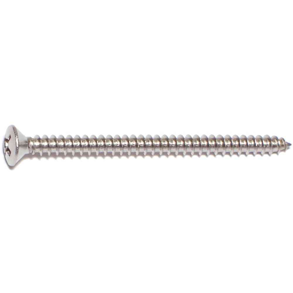 Main 2 - Phillips Oval Sheet Metal Screws #6X2" Stainless Steel - San Antonio Retail