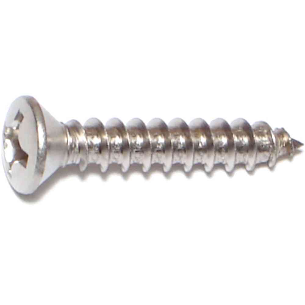 Main 2 - Phillips Oval Sheet Metal Screws #12X1-1/4" Stainless Steel - San Antonio Retail
