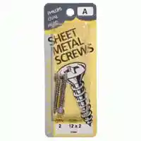 Main 1 - Phillips Oval Sheet Metal Screws #12X2" Stainless Steel - San Antonio Retail