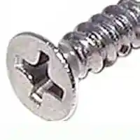 Main 1 - Phillips Flat Sheet Metal Screw #12X1" Stainless Steel - San Antonio Retail