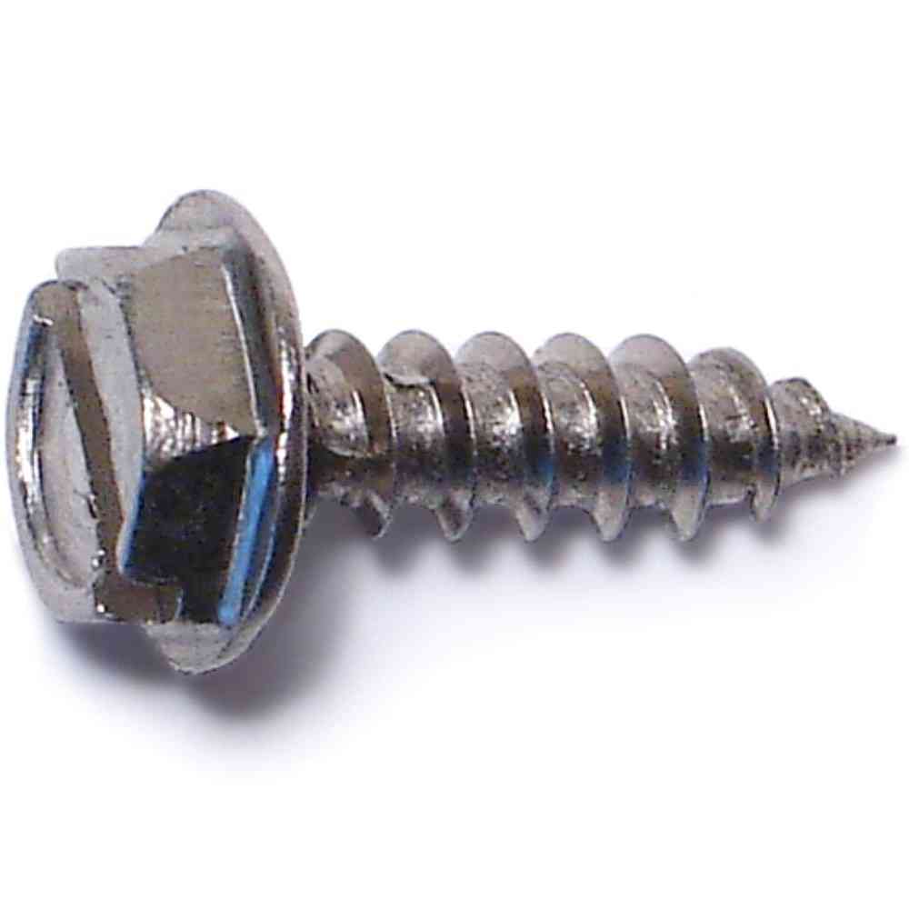 Main 1 - Slotted Hex Washer Sheet Metal Screw #6X1/2" Stainless Steel - San Antonio Retail