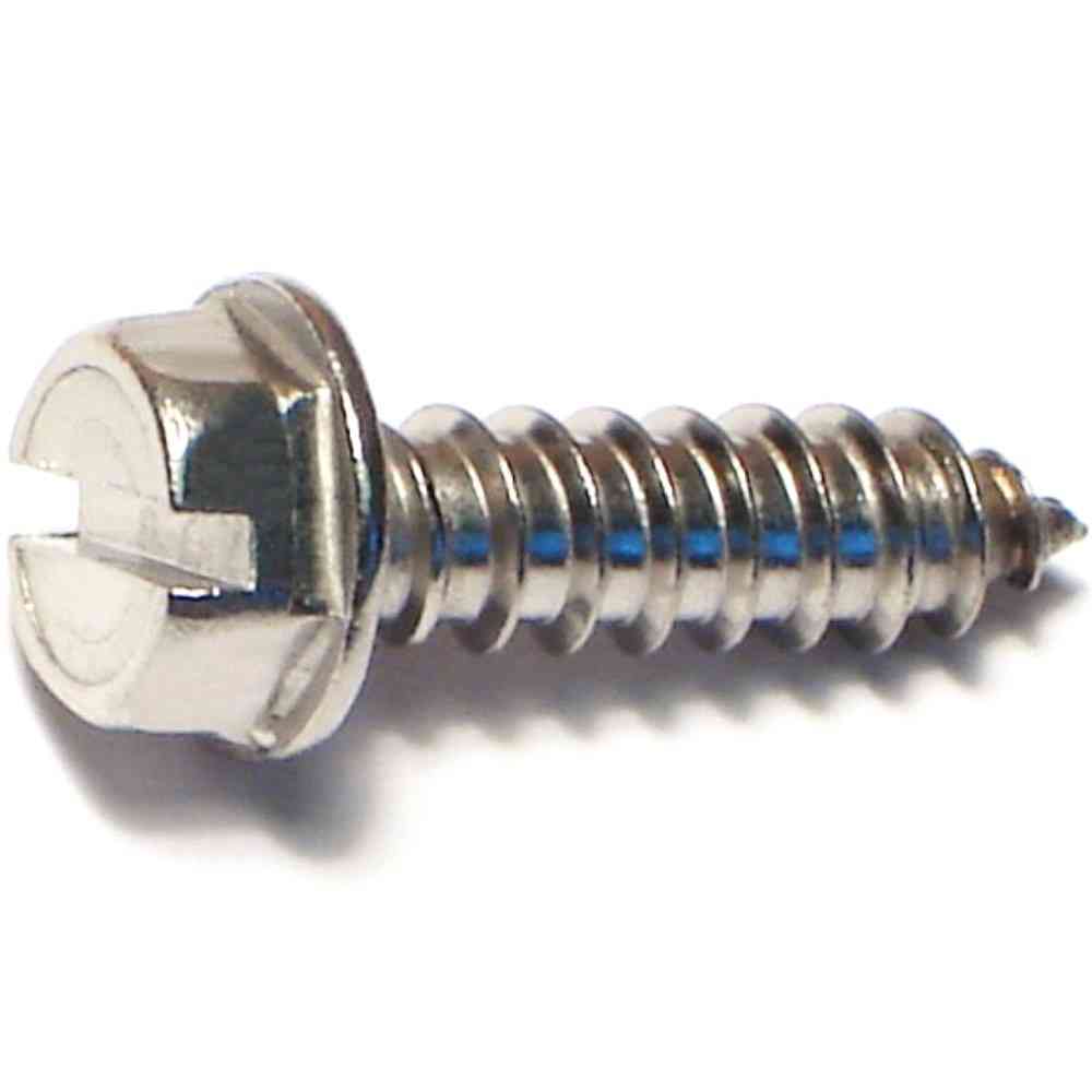 Main 1 - Slotted Hex Washer Sheet Metal Screw #12X3/4" Stainless Steel - San Antonio Retail