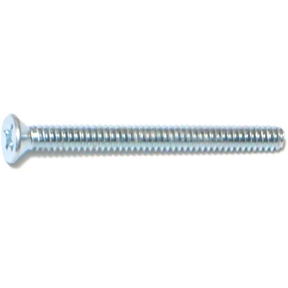 Main 1 - Phillips Flat Machine Screws w/ Nuts #6-32X1-1/2" Zinc 6/pk - San Antonio Retail