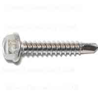 Main 1 - Hex Head Self Drilling Screw #8X1" Stainless Steel - San Antonio Retail