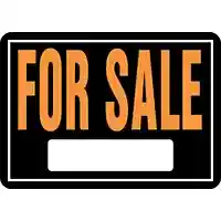Main 1 - Sign, For Sale, 10x14, Orange & Black, Aluminum - San Antonio Retail