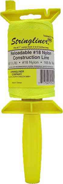 Main 2 - Stringliner Reel Fluorescent Yellow 540' Twisted Line 25412  - San Antonio Retail