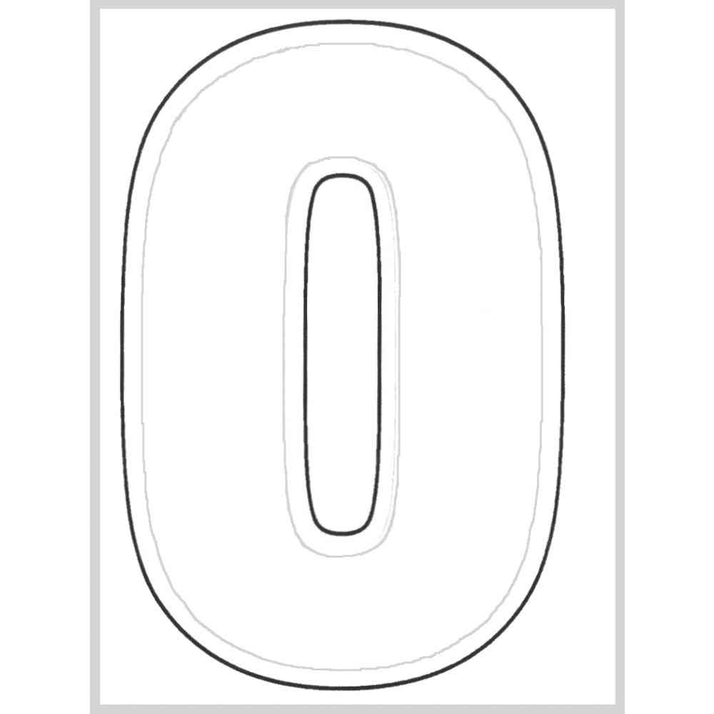 Main 1 - Straight Die Cut Letter, 3", Character: O, White - San Antonio Retail