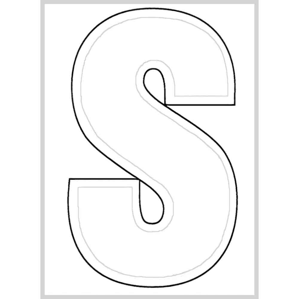 Main 1 - Straight Die Cut Letter, 3", Character: S, White - San Antonio Retail