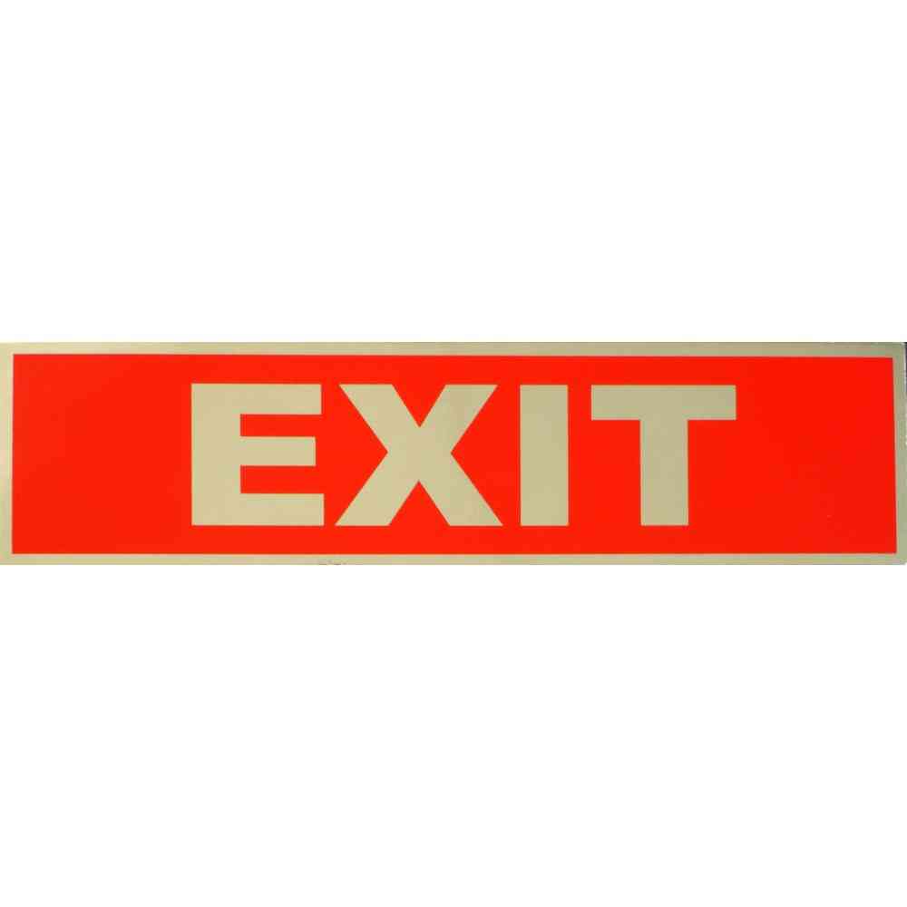 Main 1 - Sign, Exit, 2x8, Peel & Stick, Mylar - San Antonio Retail