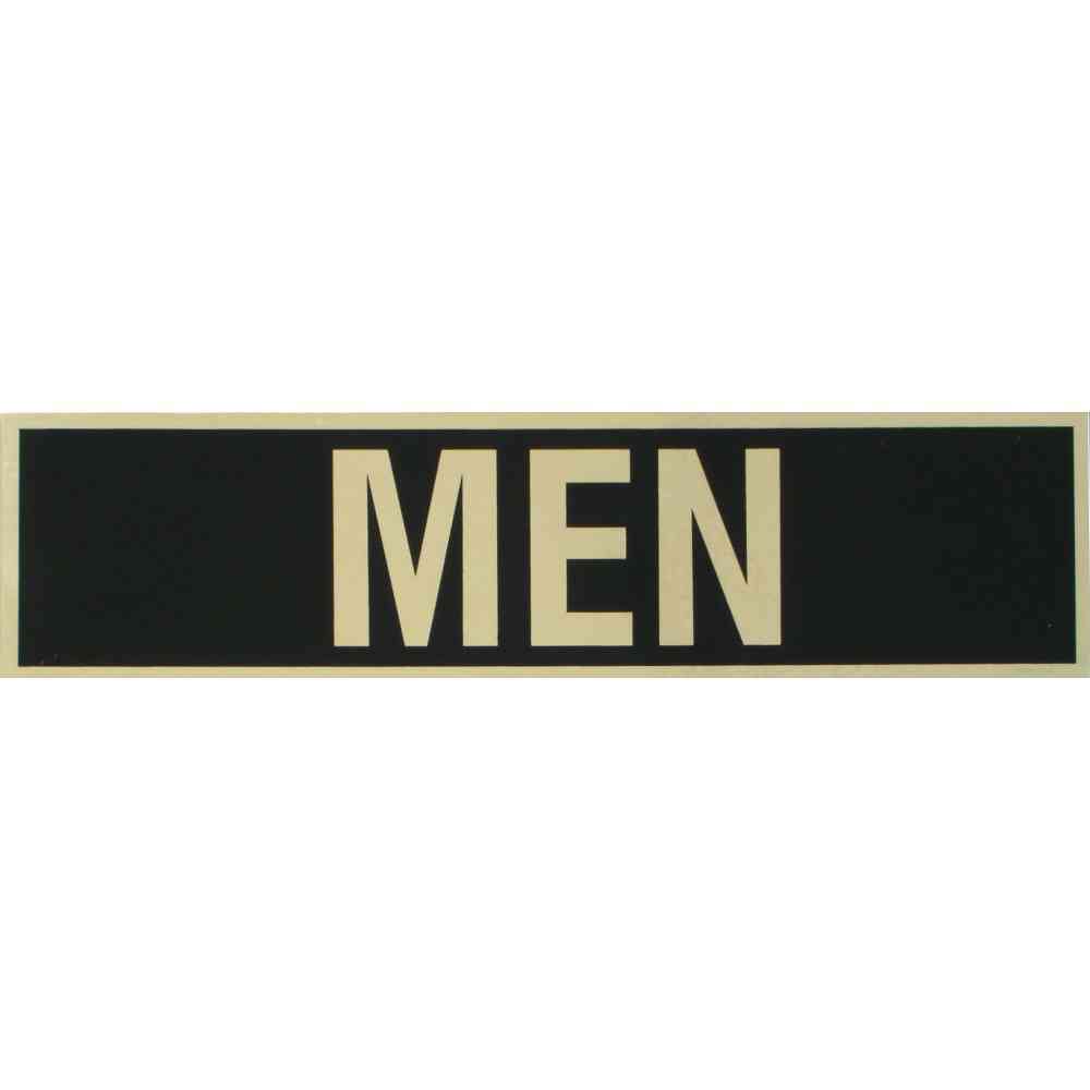 Main 1 - Sign, Men, 2x8, Mylar, Peel & Stick - San Antonio Retail