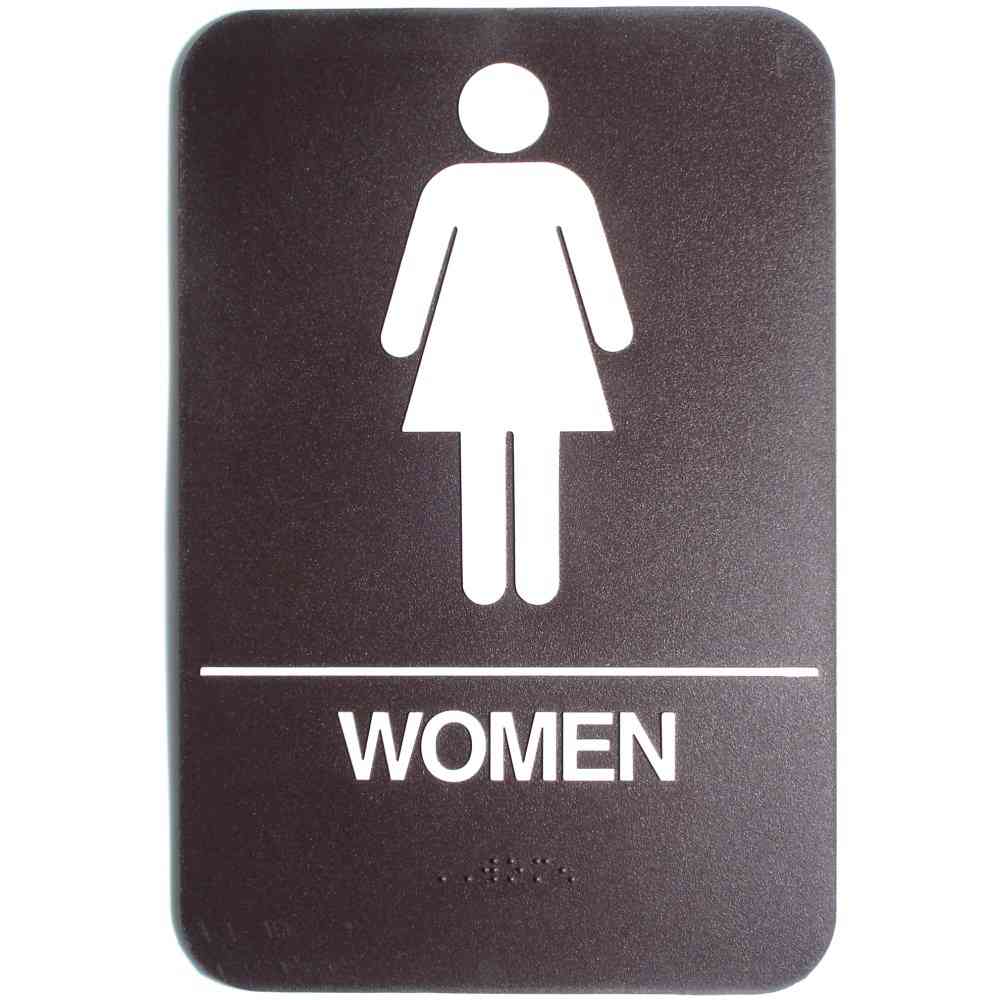 Main 1 - Sign, Women, Brown ADA - San Antonio Retail
