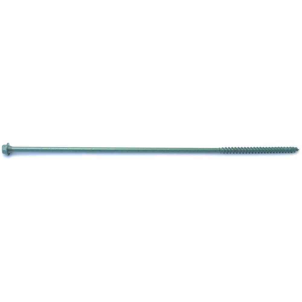 Main 1 - Hex Head Timber Screws 5/16"X12" Green - San Antonio Retail