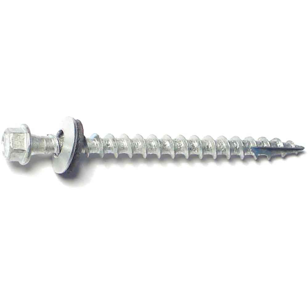 Main 1 - Pole Barn Screws #10X2-1/2" Galvanized 5lb - San Antonio Retail
