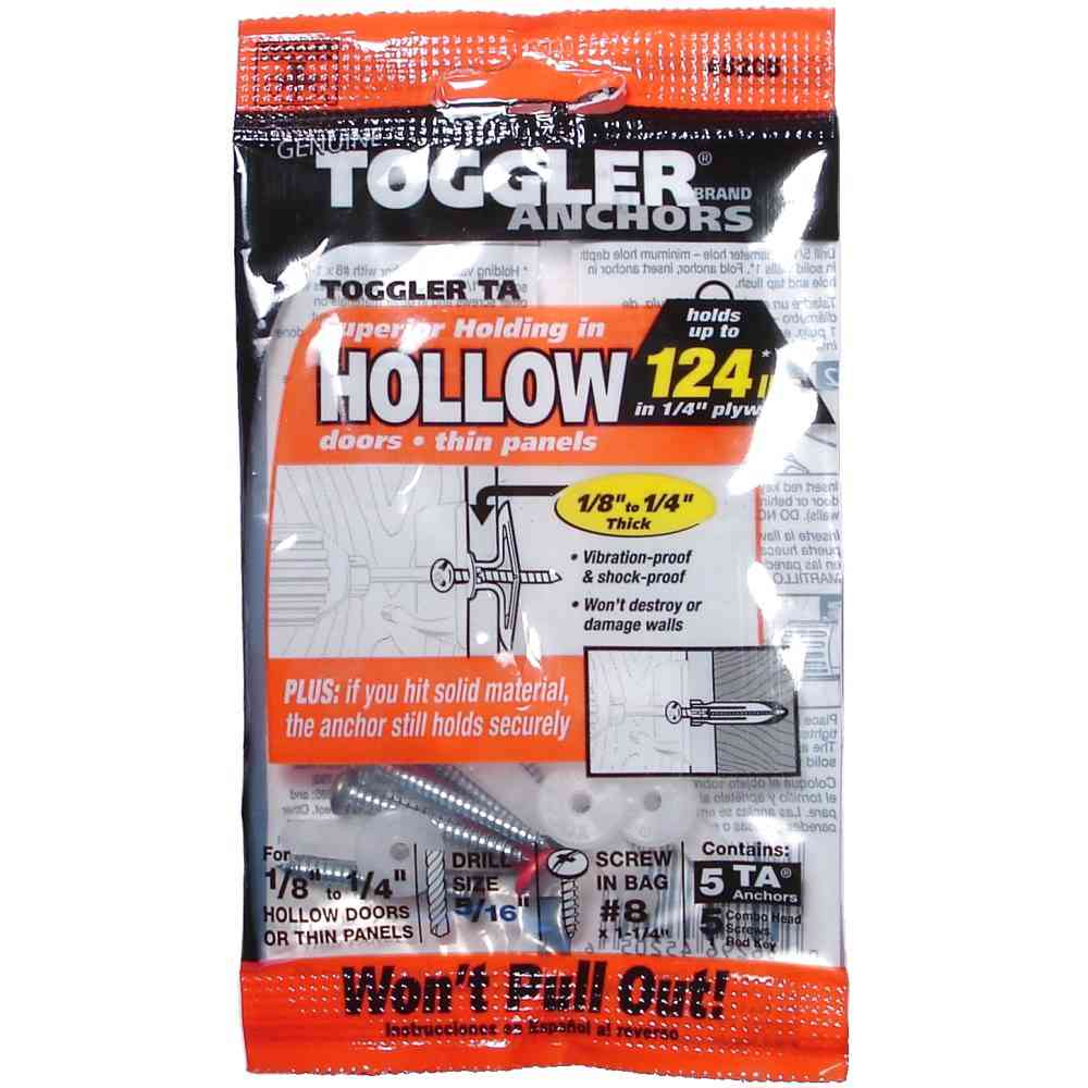 Main 1 - Toggler Hollow Wall Anchors 1/8"-1/4" - San Antonio Retail