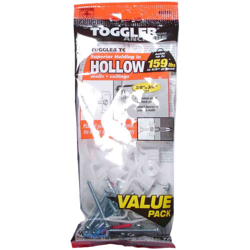 Main 1 - Toggler Hollow Wall Anchors 5/8"-3/4" - San Antonio Retail