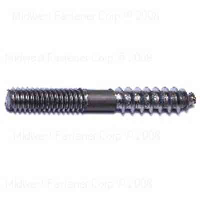 Hanger Bolt 1/4"-20X2" Zinc 1/pk - San Antonio Retail