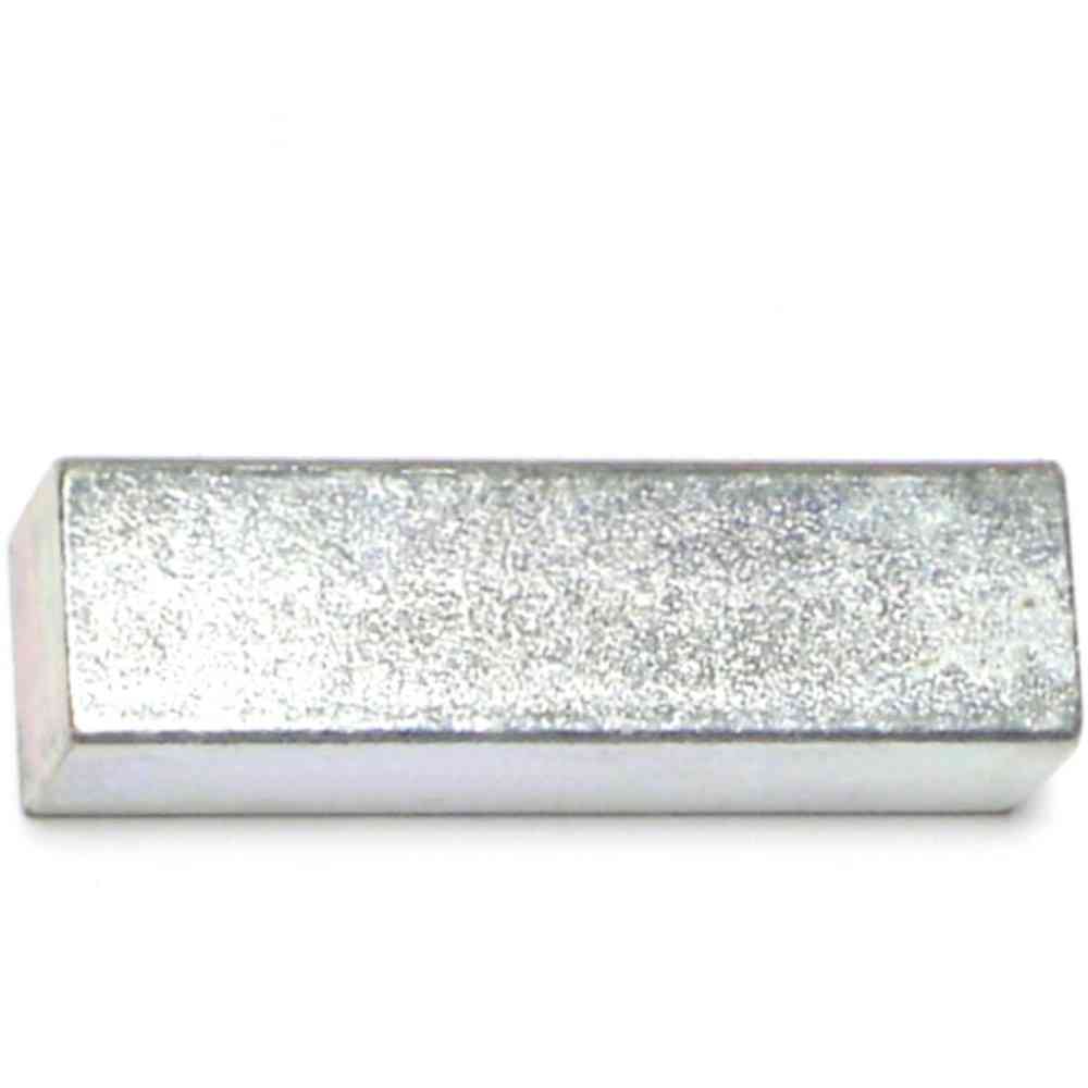 Main 1 - 7/16"X1-1/2" Square Machine Keystock Zinc 1/pk - San Antonio Retail