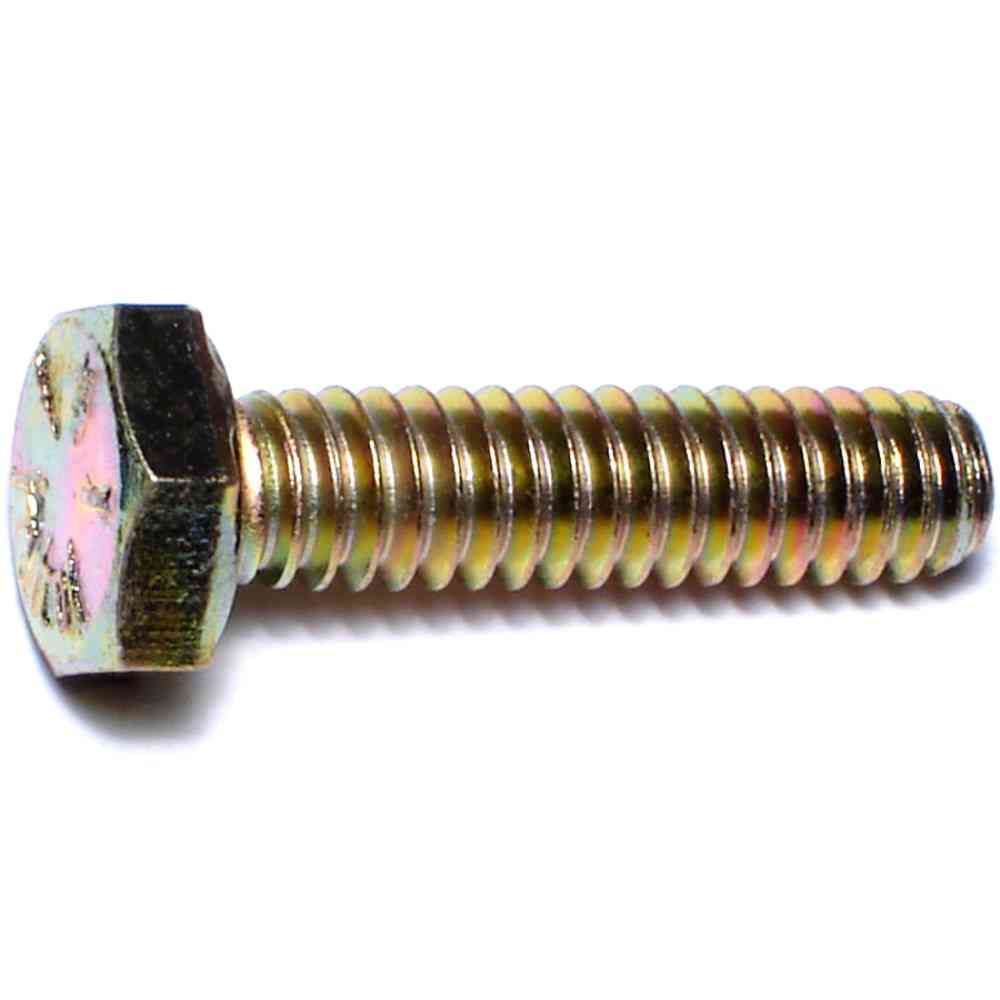 Main 1 - Hex Bolt 1/4"-20X1" Grade 8 Yellow Zinc 1/pk - San Antonio Retail