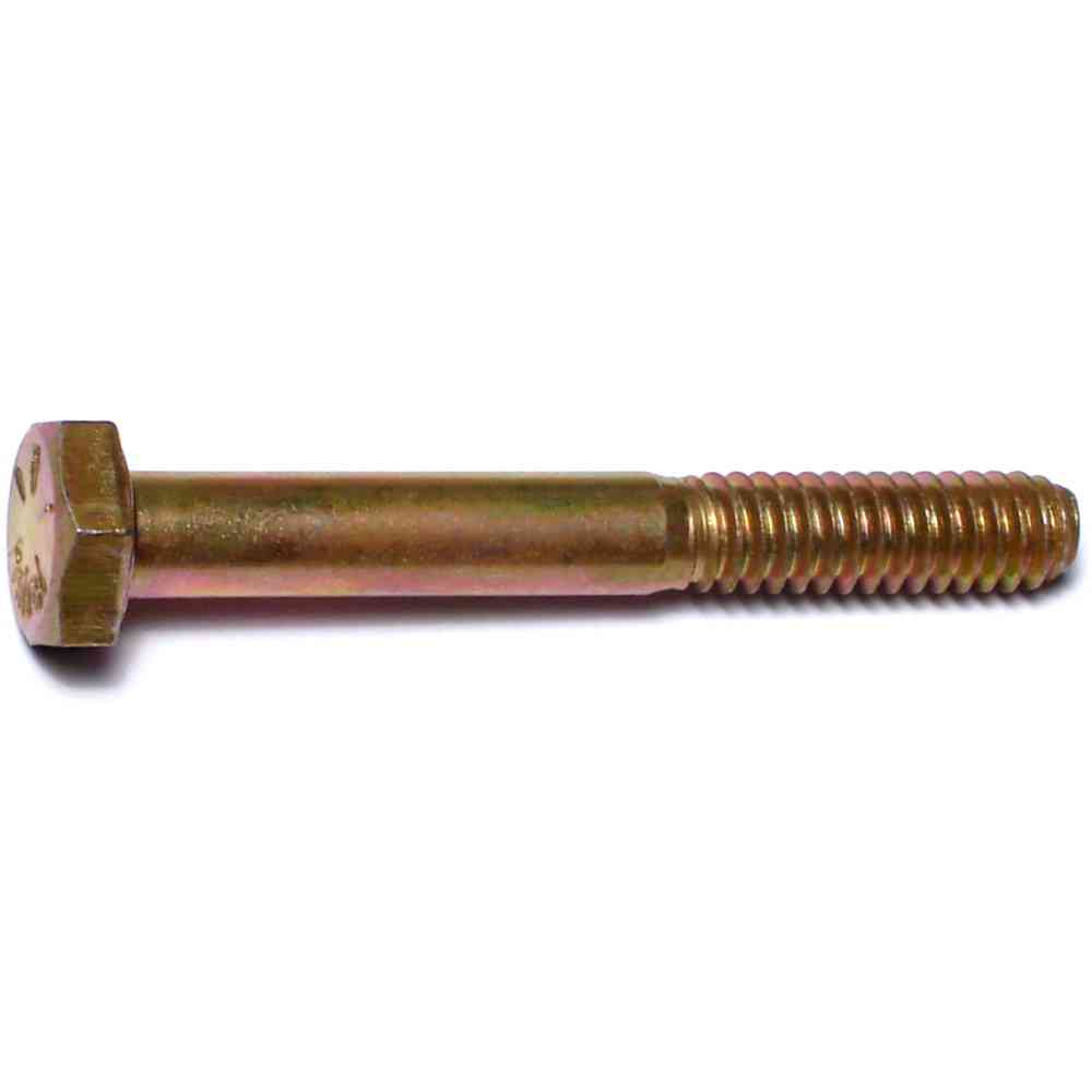 Main 1 - Hex Bolt 1/4"-20X2" Grade 8 Yellow Zinc 1/pk - San Antonio Retail