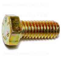 Main 1 - Hex Bolt 5/16"-18X3/4" Grade 8 Yellow Zinc 1/pk - San Antonio Retail