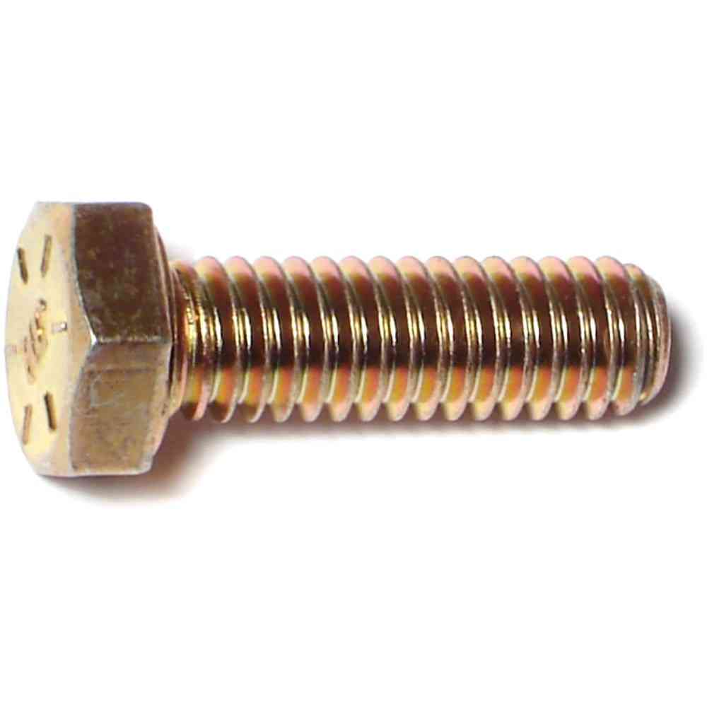 Main 1 - Hex Bolt 5/16"-18X1" Grade 8 Yellow Zinc 1/pk - San Antonio Retail