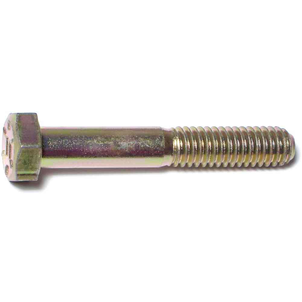 Main 1 - Hex Bolt 5/16"-18X2" Grade 8 Yellow Zinc 1/pk - San Antonio Retail