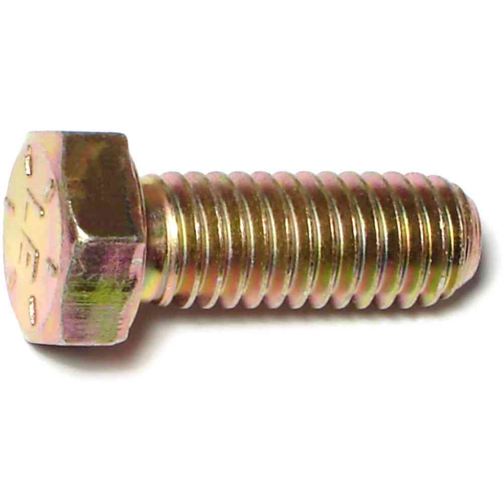 Main 1 - Hex Bolt 3/8"-16X1" Grade 8 Yellow Zinc 1/pk - San Antonio Retail