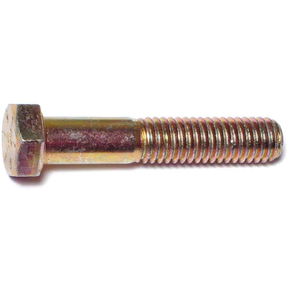 Main 1 - Hex Bolt 3/8"-16X2" Grade 8 Yellow Zinc 1/pk - San Antonio Retail