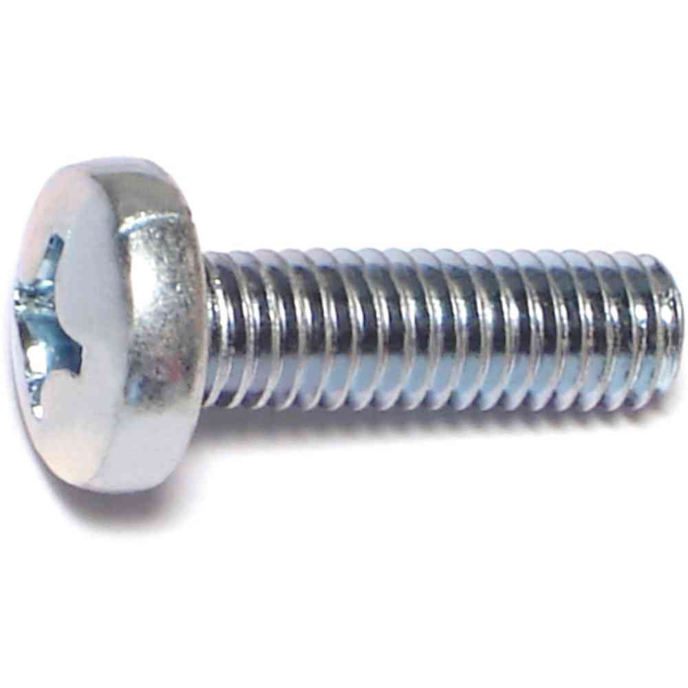 Main 1 - Metric Phillips Pan Machine Screw 6MM-1.00X20MM Zinc 1/pk - San Antonio Retail
