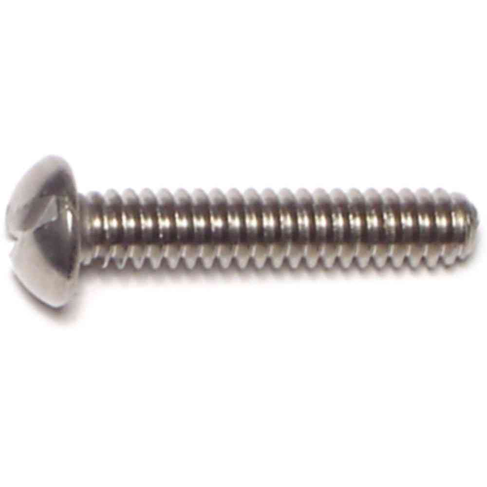 Main 1 - Slotted Oval Machine Screw #10-24X1" Stainless Steel - San Antonio Retail